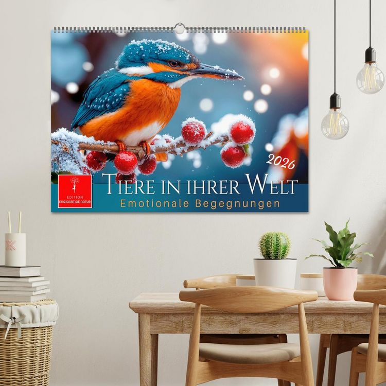 Produktbild: Tiere in ihrer Welt (Wandkalender 2026 DIN A2 quer), CALVENDO Monatskalender