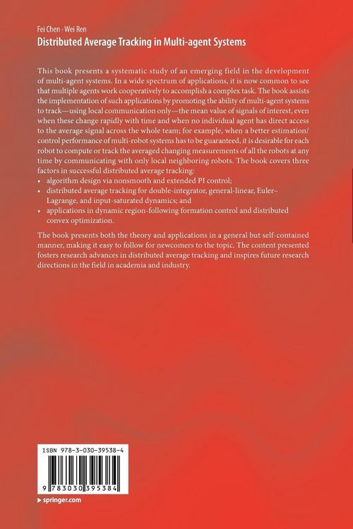 Produktbild: Distributed Average Tracking in Multi-agent Systems