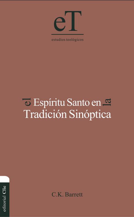 Produktbild: El Esp&iacute;ritu Santo en la tradici&oacute;n sin&oacute;ptica
