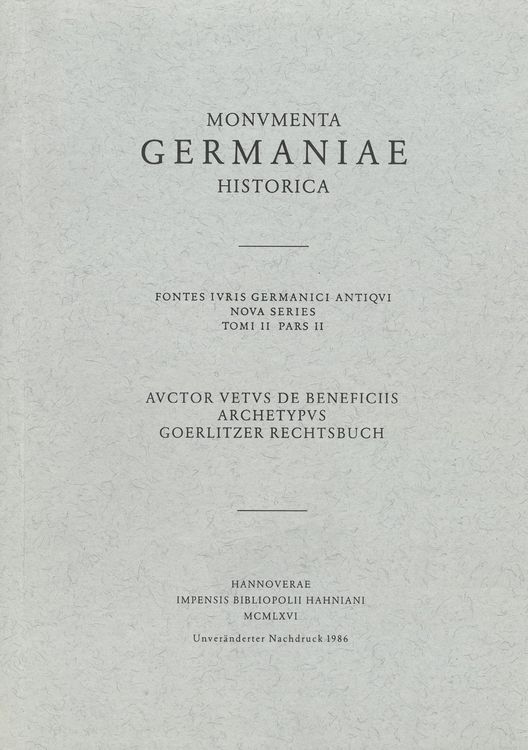 Produktbild: Auctor vetus de beneficiis.