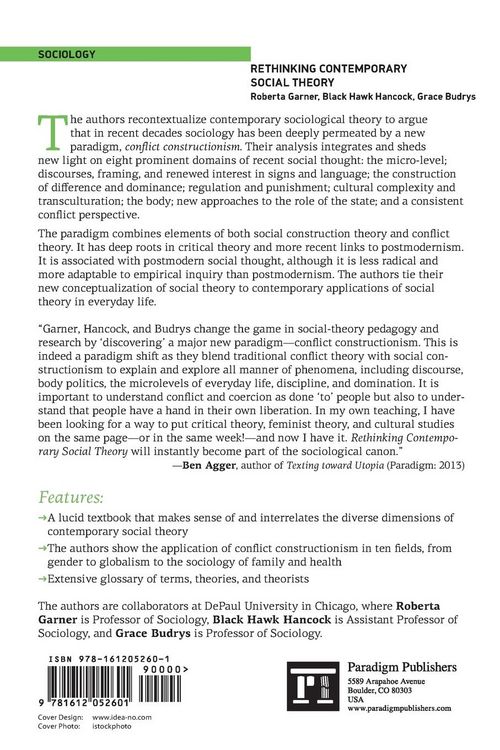 Produktbild: Rethinking Contemporary Social Theory