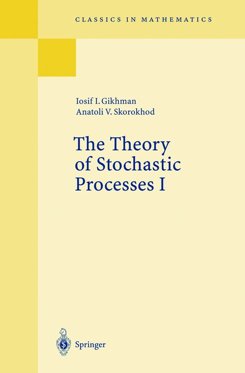Produktbild: The Theory of Stochastic Processes I
