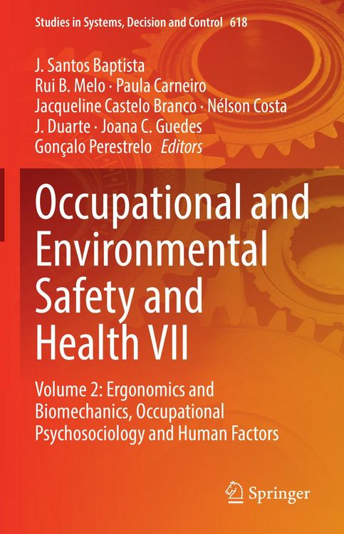 Produktbild: Occupational and Environmental Safety and Health VII