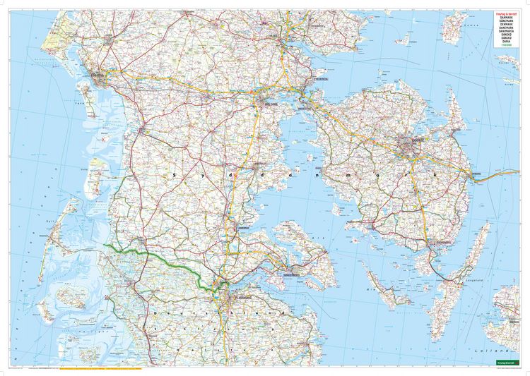 Produktbild: D&auml;nemark Nord und S&uuml;d, Stra&szlig;enkarten-Set 1:150.000, freytag & berndt