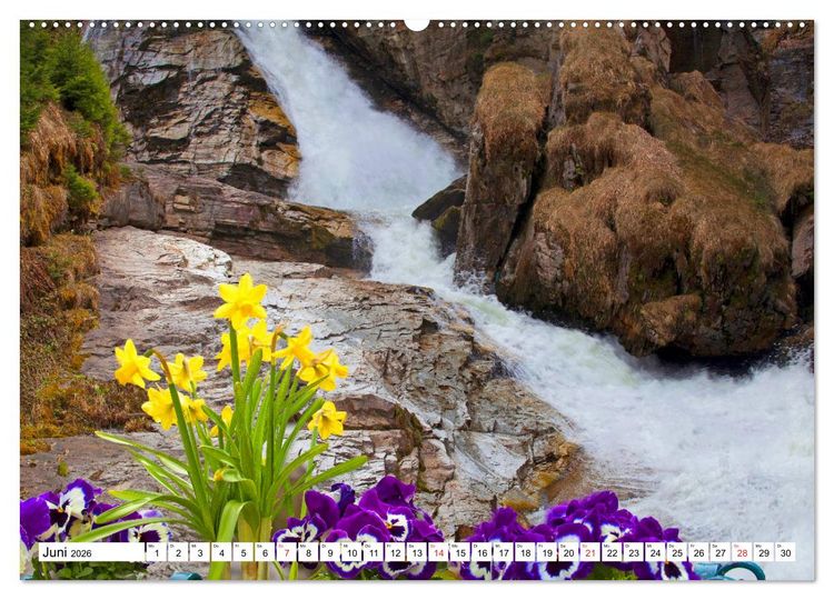 Produktbild: Sch&ouml;ne Gr&uuml;&szlig;e aus Bad Gastein (hochwertiger Premium Wandkalender 2026 DIN A2 quer), Kunstdruck in Hochglanz