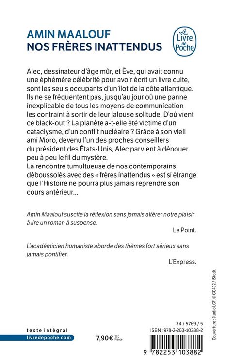 Produktbild: Nos fr&egrave;res inattendus