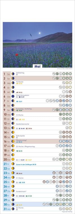 Produktbild: Mondkalender 2027