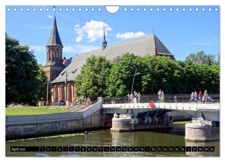 Produktbild: Kaliningrad - Das russische K&ouml;nigsberg (Wandkalender 2026 DIN A4 quer), CALVENDO Monatskalender