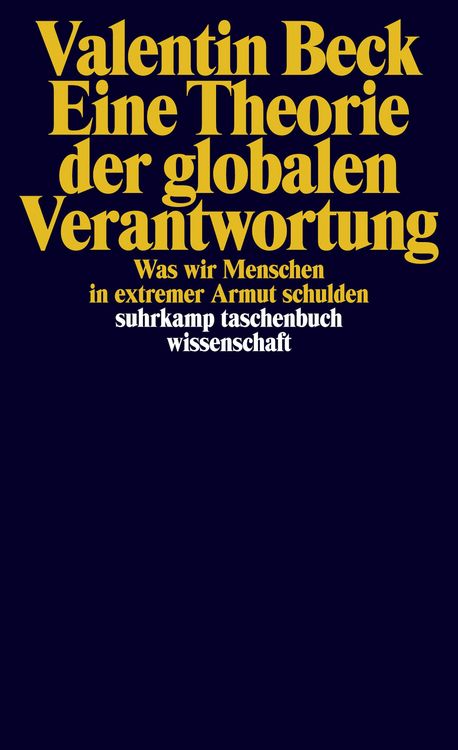 Produktbild: Eine Theorie der globalen Verantwortung