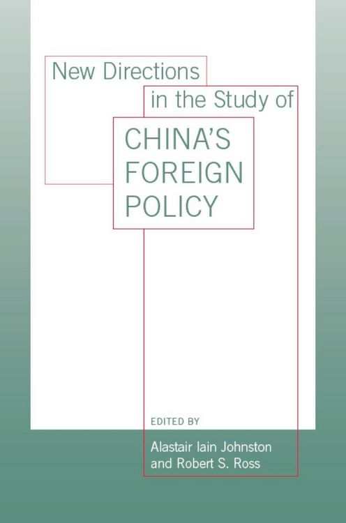 Produktbild: New Directions in the Study of China's Foreign Policy