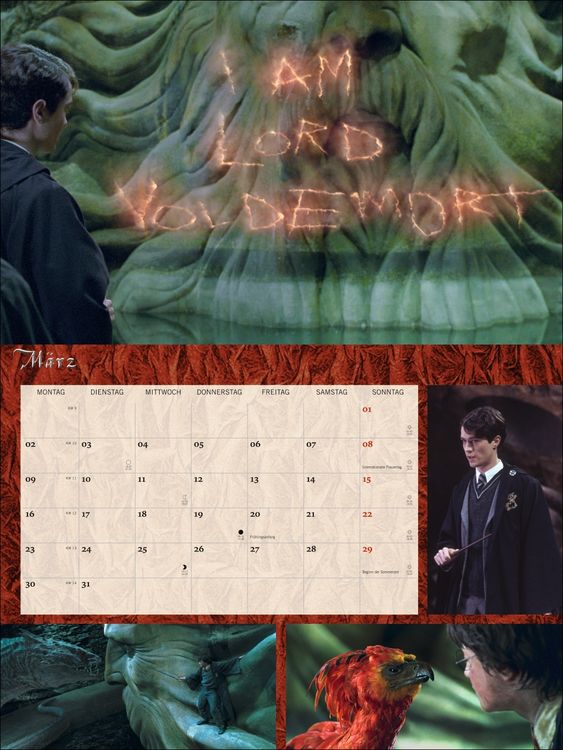 Produktbild: Harry Potter Broschur XL Kalender 2026