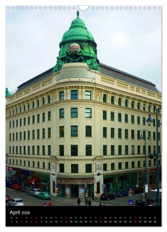 Produktbild: Metropole Wien (Wandkalender 2026 DIN A3 hoch), CALVENDO Monatskalender