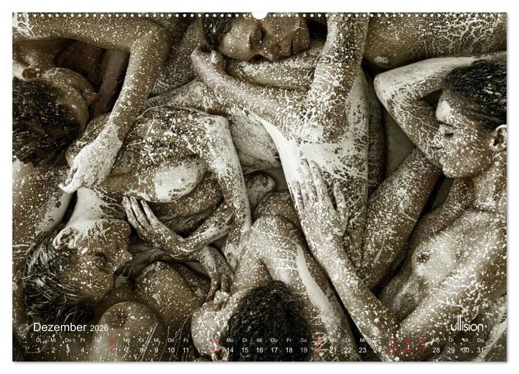Produktbild: FARBSPIELE - Akt im Feuerwerk der Farben (Wandkalender 2026 DIN A2 quer), CALVENDO Monatskalender