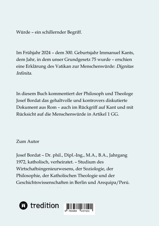 Produktbild: Unendliche W&uuml;rde