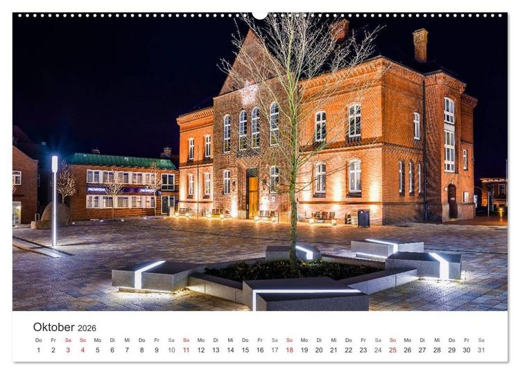 Produktbild: 750 Jahre Meldorf (hochwertiger Premium Wandkalender 2026 DIN A2 quer), Kunstdruck in Hochglanz