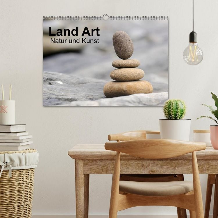 Produktbild: Land Art - Natur und Kunst (Wandkalender 2026 DIN A3 quer), CALVENDO Monatskalender