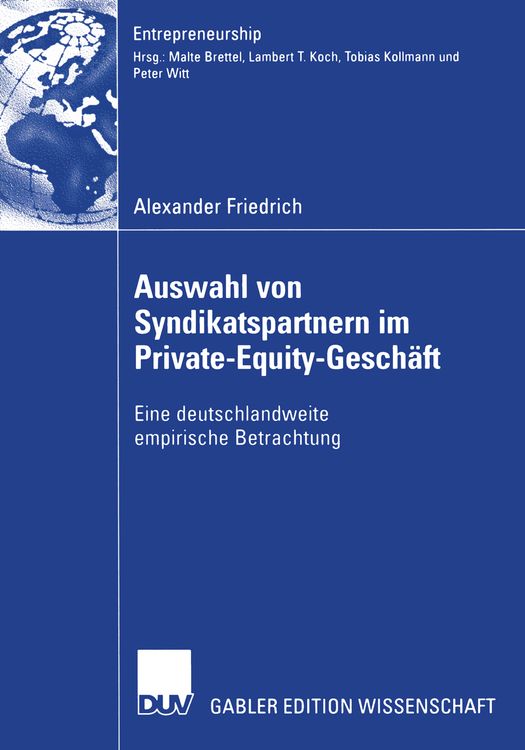 Produktbild: Auswahl von Syndikatspartnern im Private-Equity-Geschäft