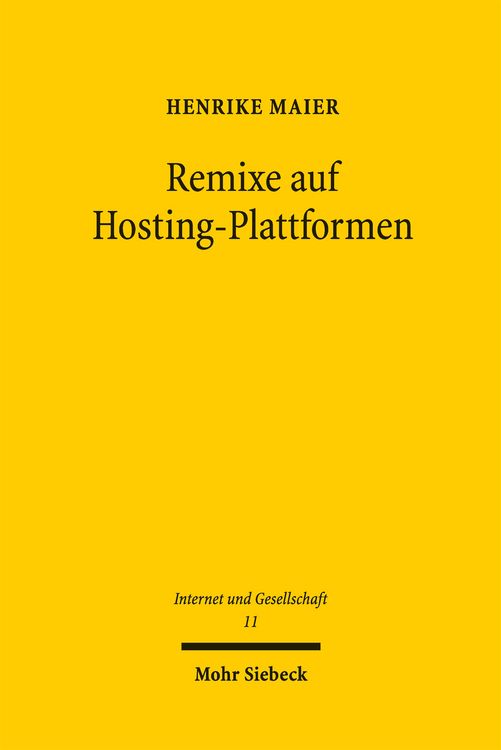Produktbild: Remixe auf Hosting-Plattformen