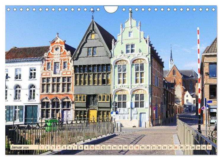 Produktbild: Das belgische Mecheln (Wandkalender 2026 DIN A4 quer), CALVENDO Monatskalender