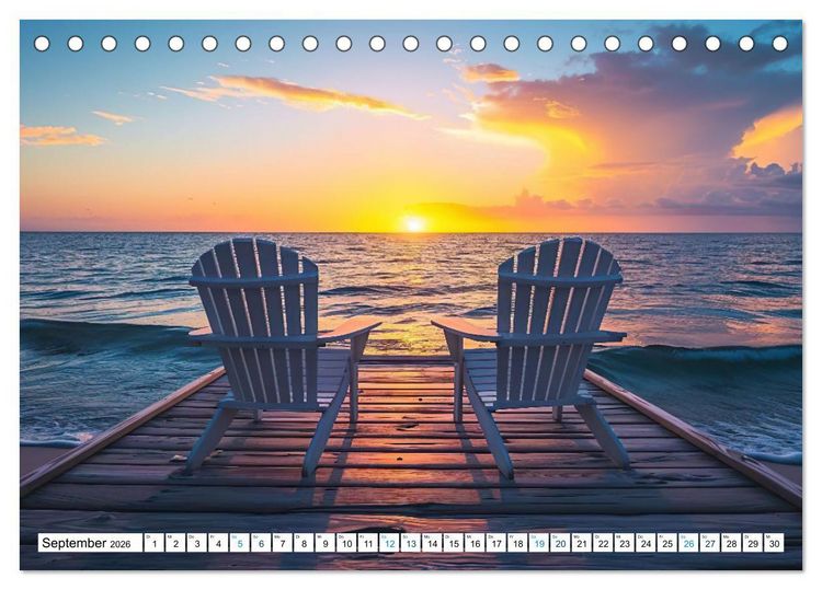 Produktbild: Momente der Stille (Tischkalender 2026 DIN A5 quer), CALVENDO Monatskalender