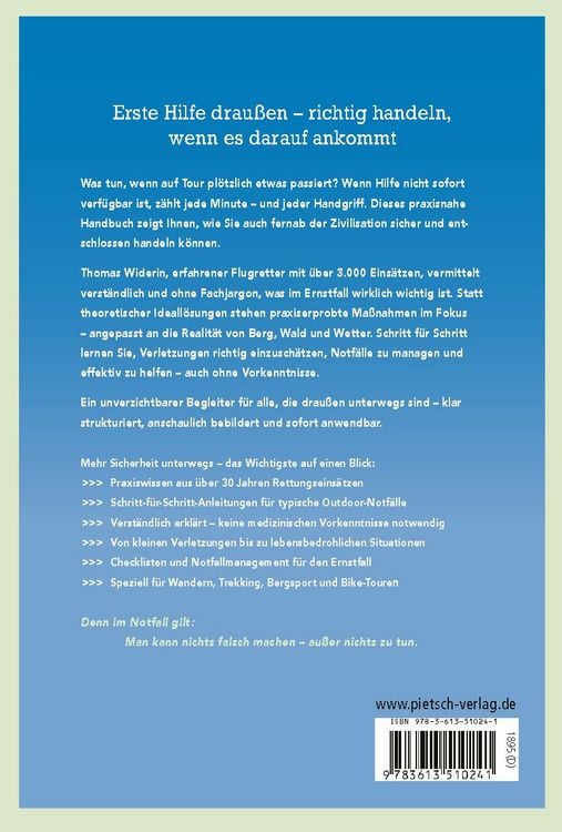 Produktbild: Outdoor know-how: Erste-Hilfe-Handbuch f&uuml;r unterwegs