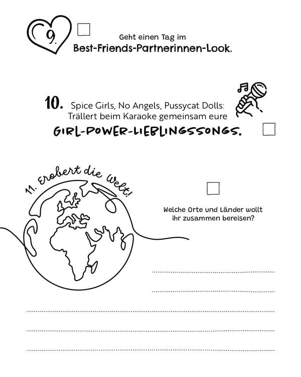 Produktbild: Die Bucket List f&uuml;r Freundinnen
