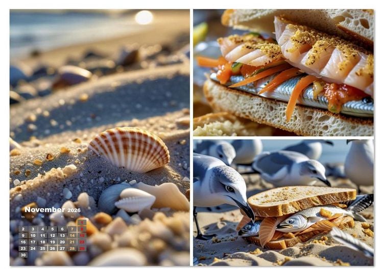 Produktbild: Sehnsucht Ostsee Urlaub (Wandkalender 2026 DIN A4 quer), CALVENDO Monatskalender