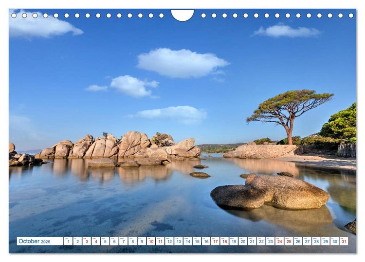 Produktbild: Corsica (Wall Calendar 2026 DIN A4 landscape), CALVENDO 12 Month Wall Calendar
