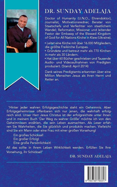 Produktbild: Der Weg zu wahrer Gr&ouml;&szlig;e