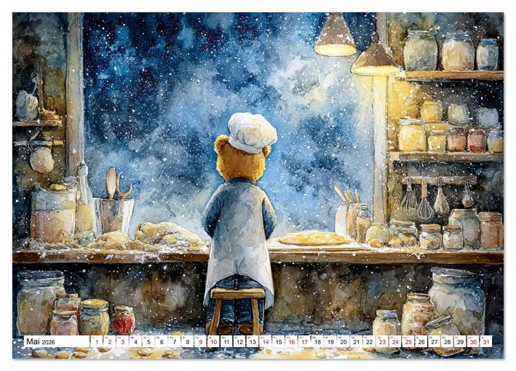Produktbild: Das geheime Leben flauschiger Freunde (Wandkalender 2026 DIN A4 quer), CALVENDO Monatskalender