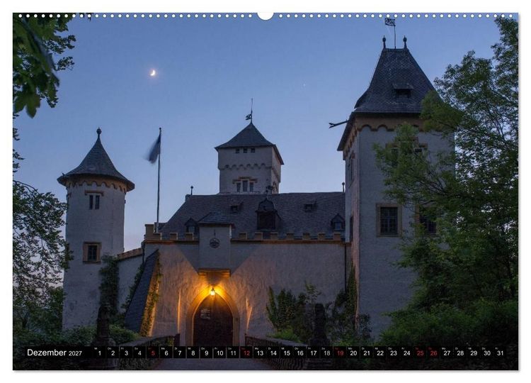 Produktbild: Unterwegs auf der fr&auml;nkischen Burgenstra&szlig;e (Wandkalender 2027 DIN A2 quer), CALVENDO Monatskalender
