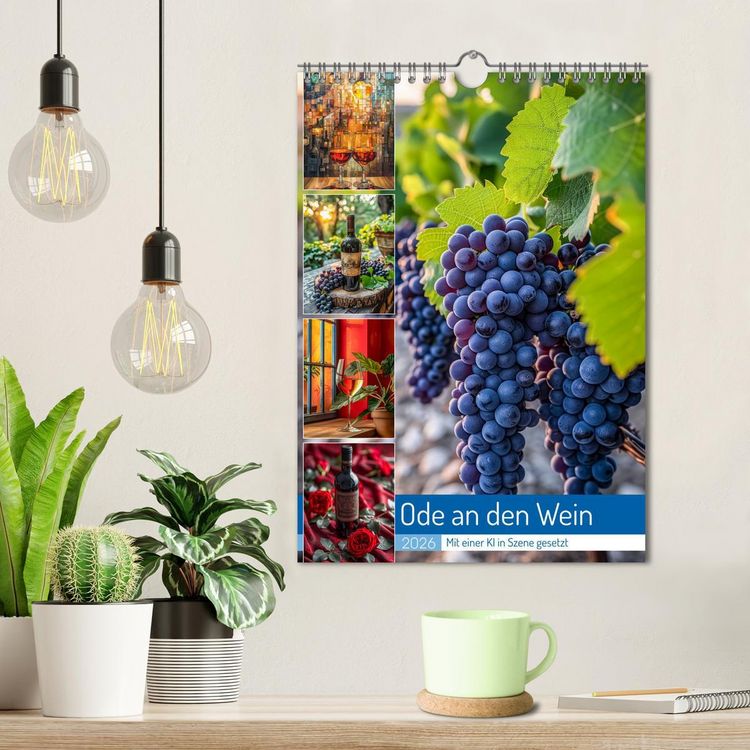 Produktbild: Ode an den Wein (Wandkalender 2026 DIN A4 hoch), CALVENDO Monatskalender
