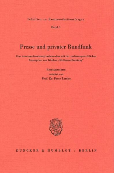 Produktbild: Presse und privater Rundfunk.