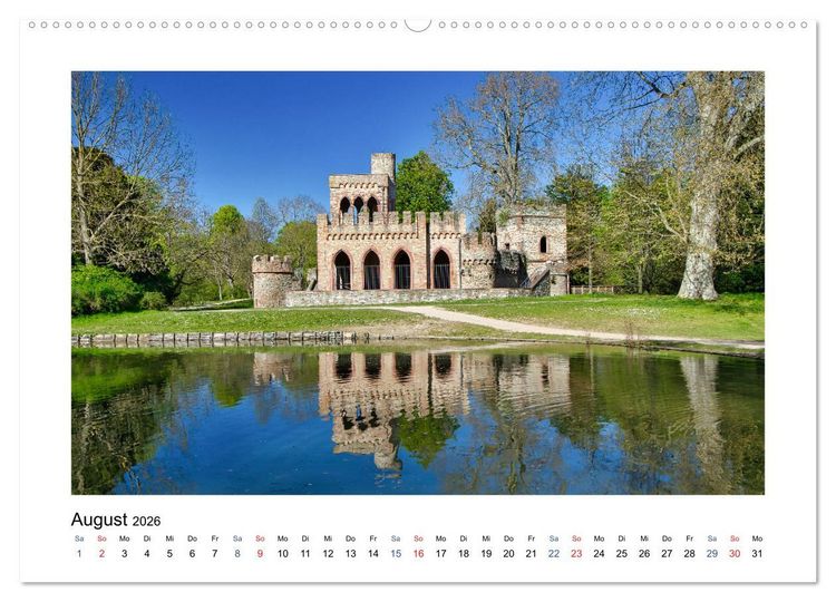 Produktbild: Wiesbaden Kurstadt mit Charme und Flair (Wandkalender 2026 DIN A2 quer), CALVENDO Monatskalender