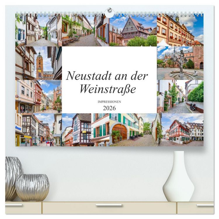 Produktbild: Neustadt an der Weinstra&szlig;e Impressionen (hochwertiger Premium Wandkalender 2026 DIN A2 quer), Kunstdruck in Hochglanz