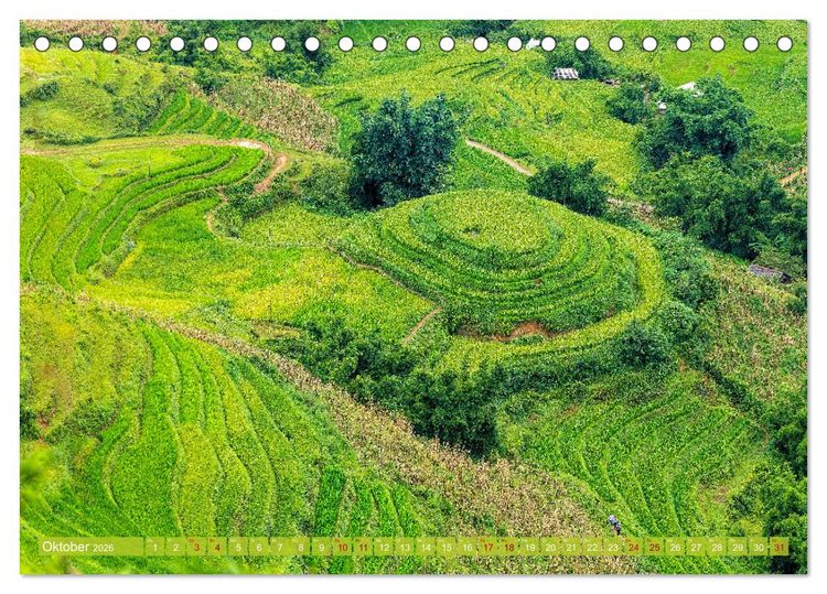 Produktbild: Urbanes Vietnam (Tischkalender 2026 DIN A5 quer), CALVENDO Monatskalender