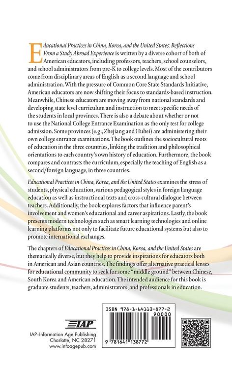Produktbild: Educational Practices in China, Korea, and the United States