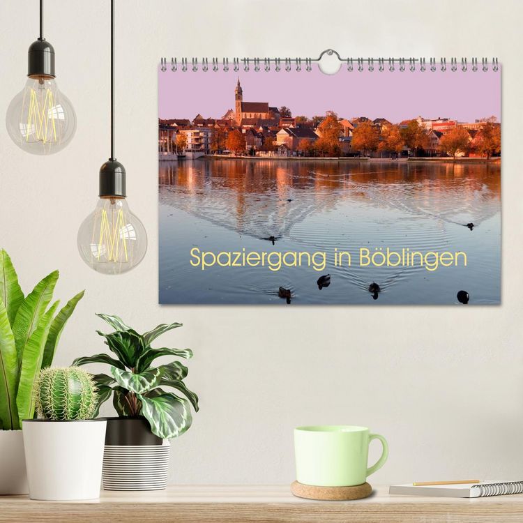 Produktbild: Spaziergang in B&ouml;blingen (Wandkalender 2026 DIN A4 quer), CALVENDO Monatskalender