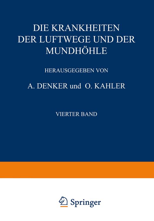 Produktbild: Die Krankheiten der Luftwege und der Mundh&ouml;hle