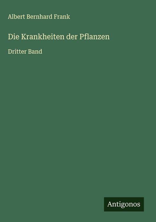 Produktbild: Die Krankheiten der Pflanzen