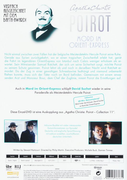 Produktbild: Poirot - Mord im Orient-Express