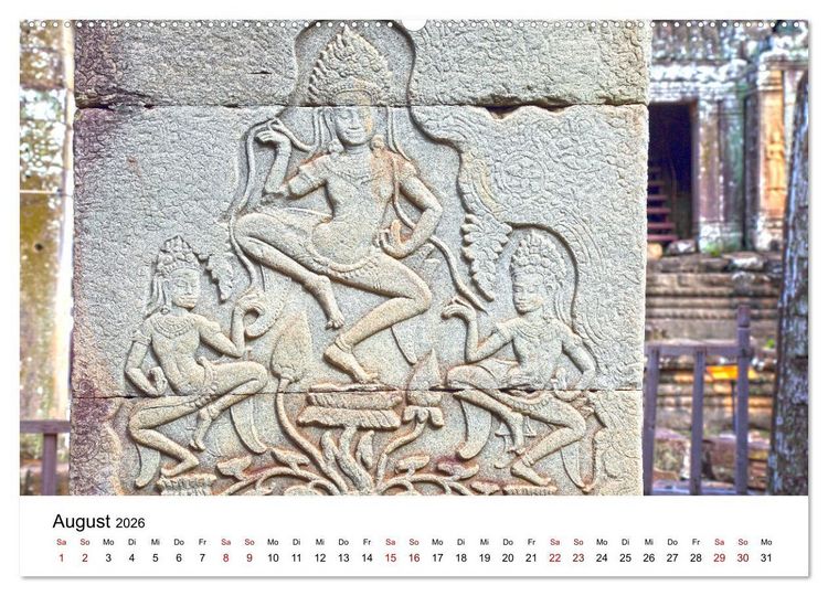 Produktbild: Blickpunkte in Kambodscha (hochwertiger Premium Wandkalender 2026 DIN A2 quer), Kunstdruck in Hochglanz