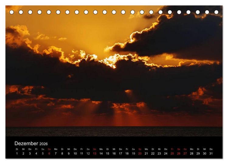 Produktbild: Kalabrien: Wo die Sonne Urlaub macht (Tischkalender 2026 DIN A5 quer), CALVENDO Monatskalender