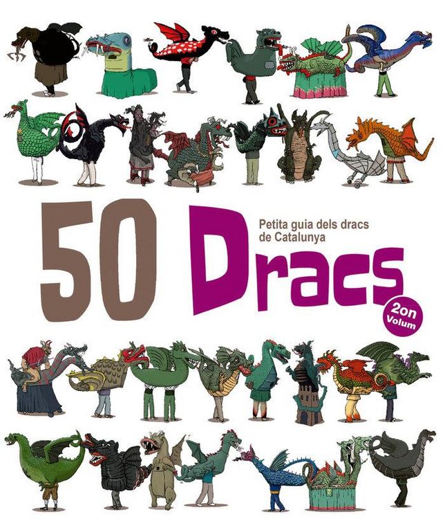 Produktbild: 50 dracs. Volum 2 : Petita Guia dels Dracs de Catalunya