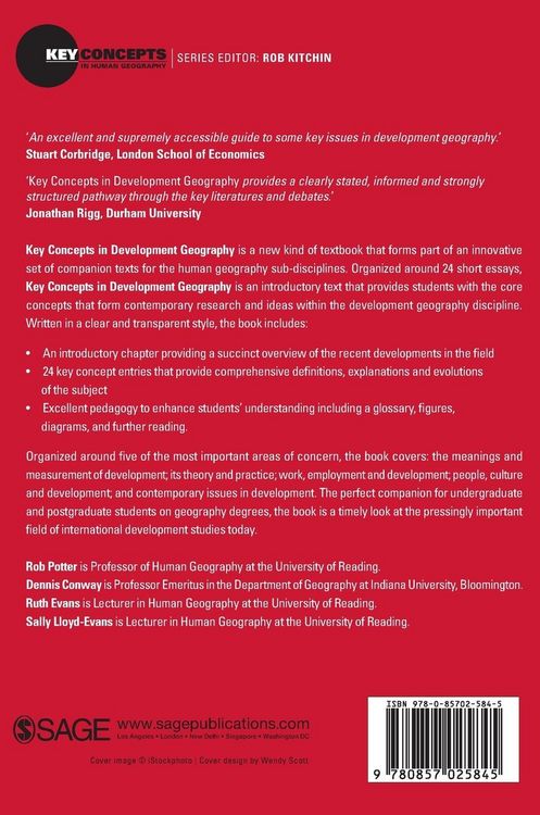 Produktbild: Key Concepts in Development Geography