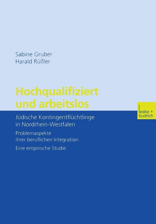 Produktbild: Hochqualifiziert und arbeitslos