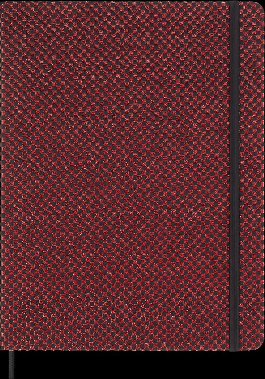 Produktbild: Moleskine Shine Sammler undat. Wochenkal. rot m. F&uuml;llfederh