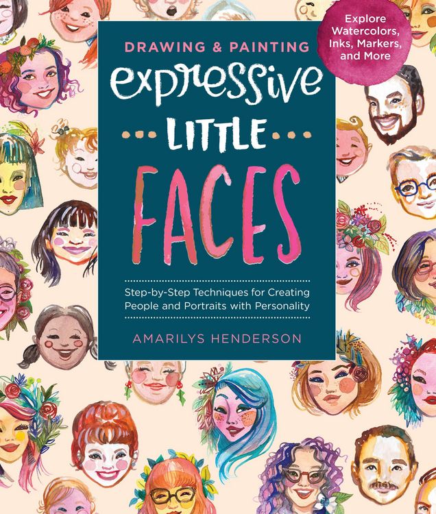 Produktbild: Drawing and Painting Expressive Little Faces