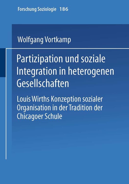 Produktbild: Partizipation und soziale Integration in heterogenen Gesellschaften