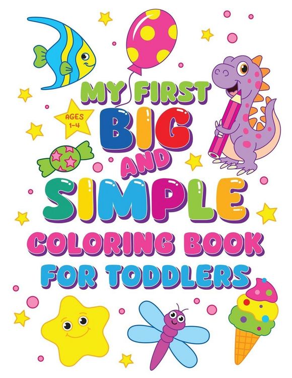 Produktbild: My First Big and Simple Coloring Book for Toddlers